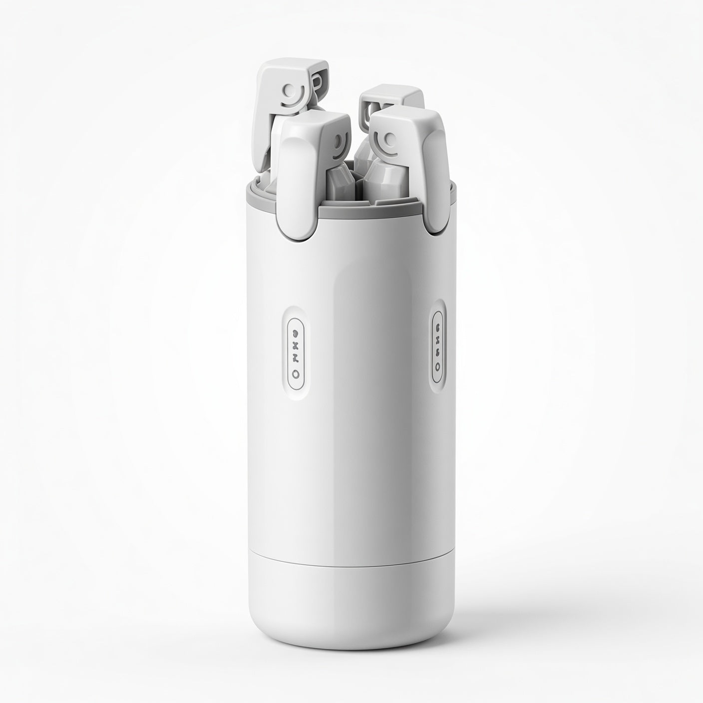 Dispensador de viaje 4 en 1 aprueba de fugas, botellas portátiles recargables para champú, acondicionador y sanitizante ideal para viajar