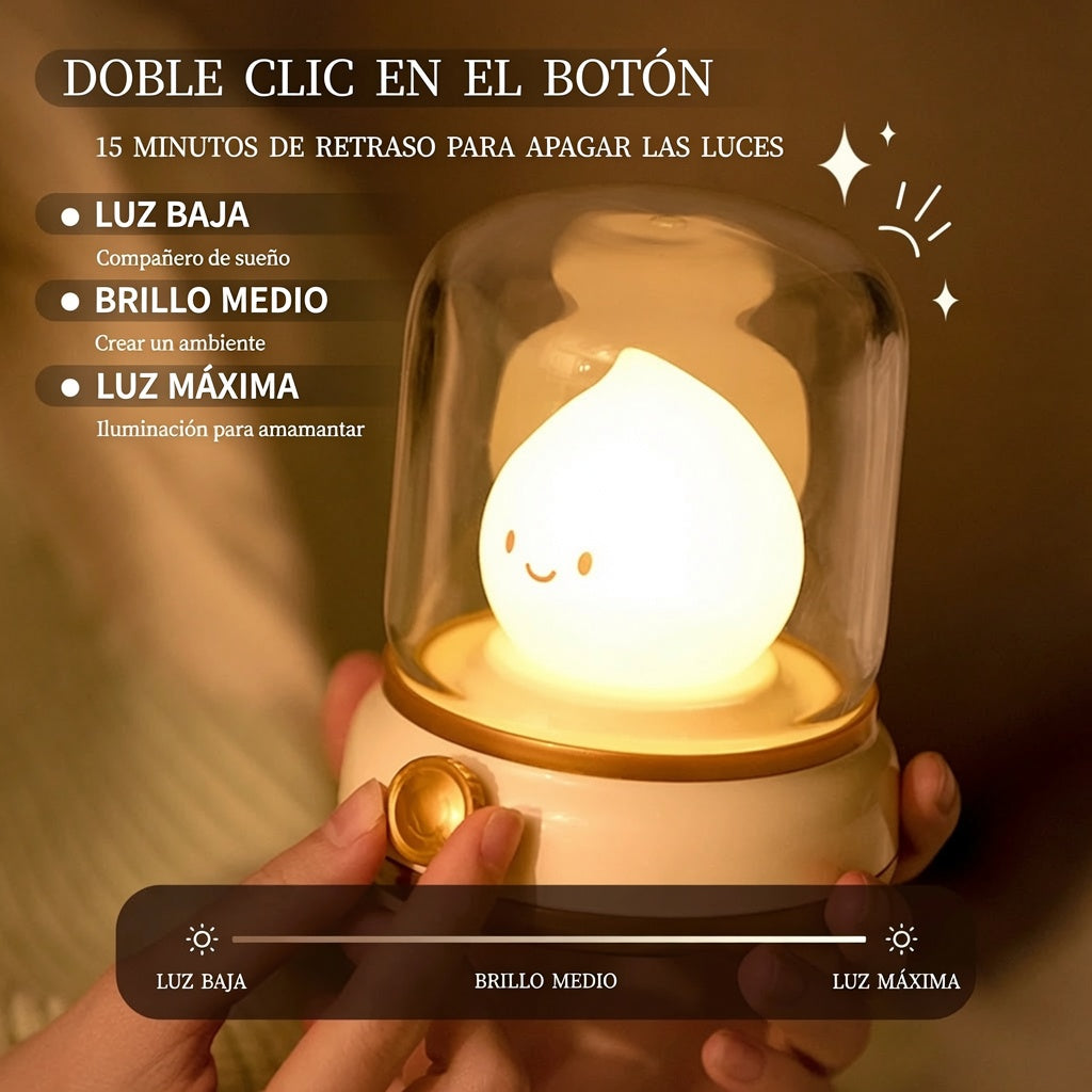Ilumina tus noches con un toque de ternura y diseño.