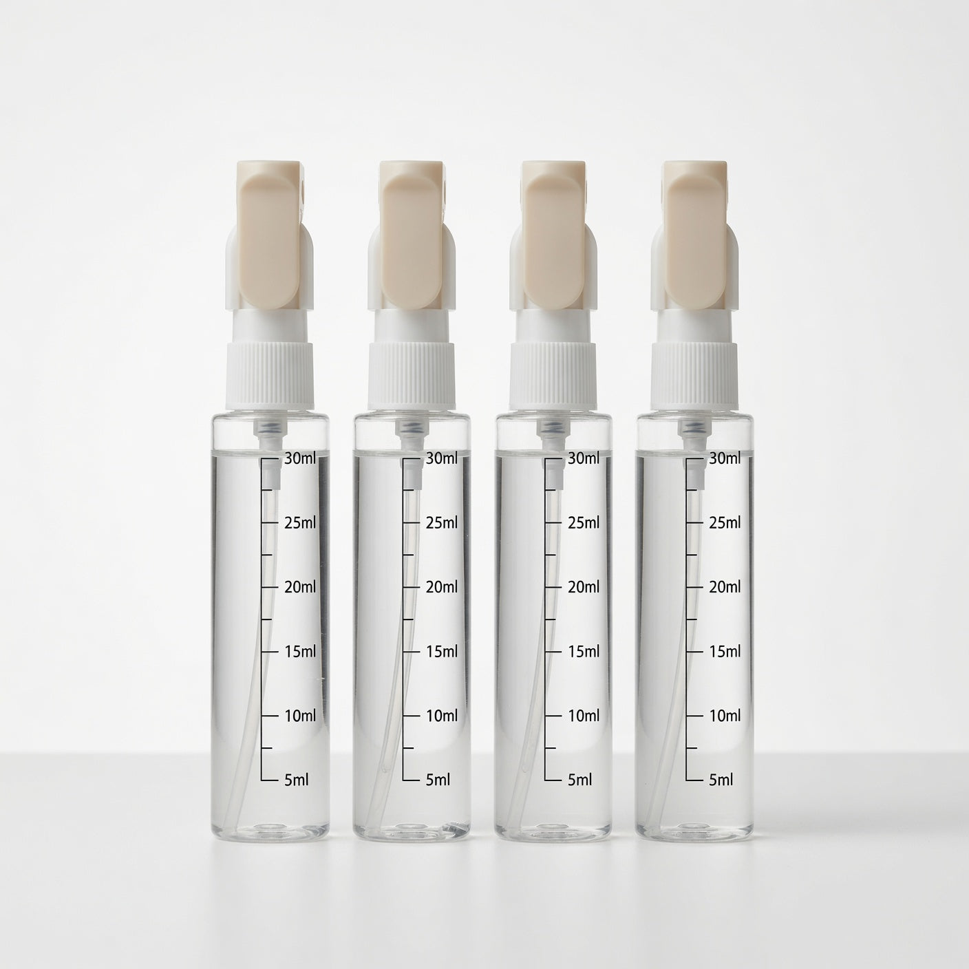 Dispensador de viaje 4 en 1 aprueba de fugas, botellas portátiles recargables para champú, acondicionador y sanitizante ideal para viajar